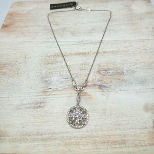 Givenchy Silver-tone Crystal Necklace